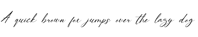 Preview of RationaleSignature Script font