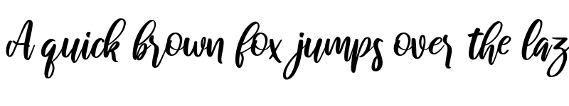 Preview of raustila Regular font