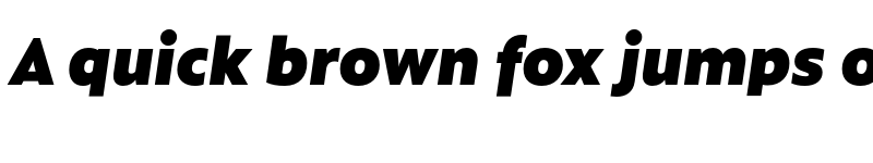 Preview of Rawson Alt ExtraBlack It font