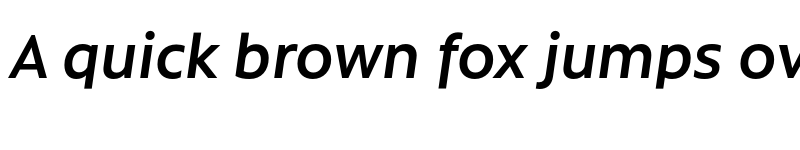 Preview of Rawson SemiBold It font