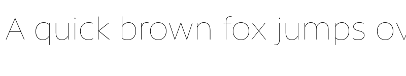 Preview of Rawson Thin font