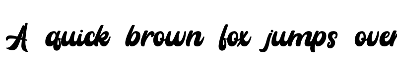 Preview of Rayhue Regular font