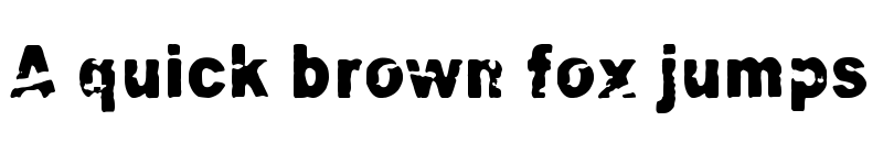 Preview of Razterhunch Burn Regular font