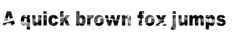 Preview of Razterhunch Regular font