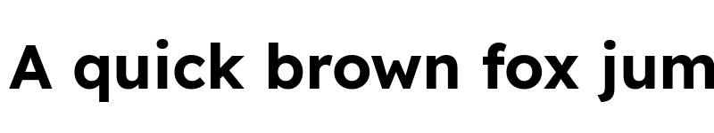 Preview of Readex Pro bold font