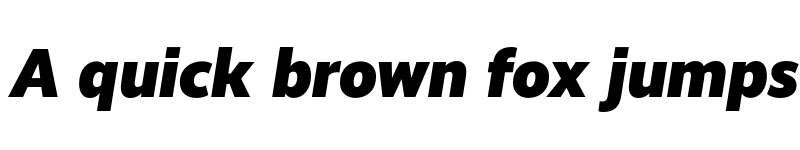 Preview of Realist Black Italic font