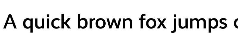 Preview of Realist Medium font