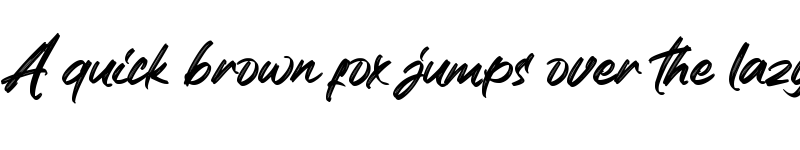 Preview of Realistic Theory Regular font