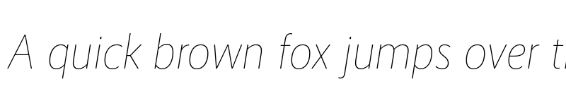 Preview of RealistNarrow Thin Italic font