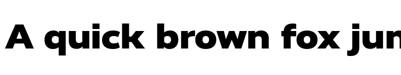 Preview of RealistWide Black font