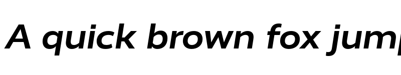 Preview of RealistWide Bold Italic font