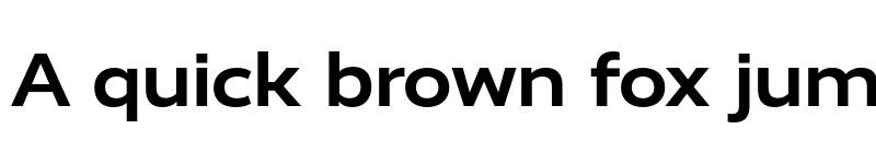 Preview of RealistWide Bold font