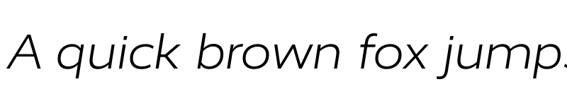 Preview of RealistWide SemiLight Italic font