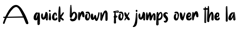 Preview of Realova Regular font