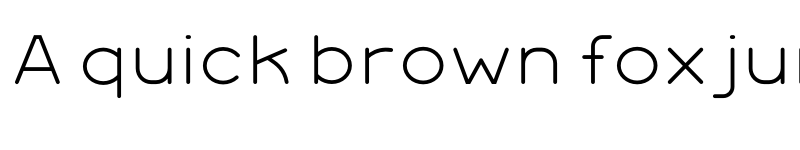 Preview of REBOG Thin Personal Use font