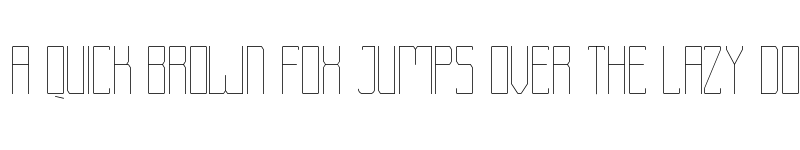 Preview of Rebond Light font