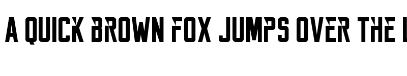 Preview of Reckoner Bold Condensed Bold font