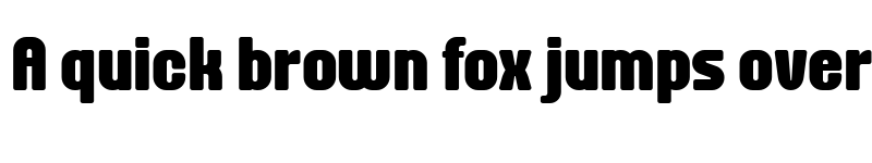 Preview of Recky Regular font