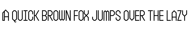 Preview of Record Blink Regular font