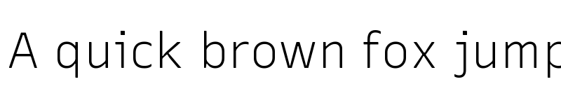 Preview of Recursive Sans Linear Light font