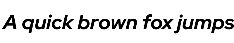 Preview of Red Hat Display ExtraBold Italic font