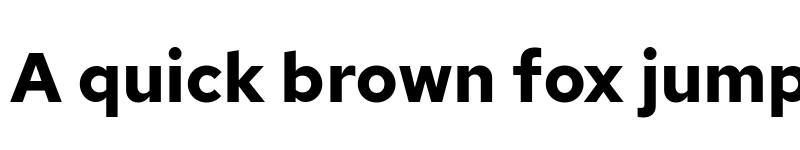 Preview of Red Hat Text Bold font