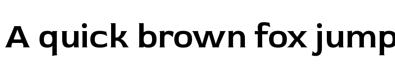 Preview of Red Rose SemiBold font