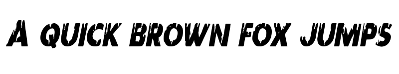 Preview of Red Undead Condensed Italic Condensed Italic font