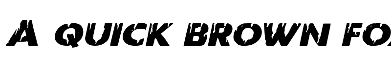 Preview of Red Undead Expanded Italic Expanded Italic font