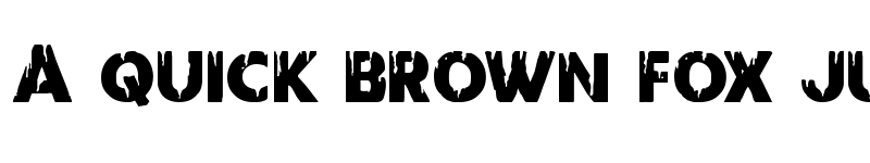 Preview of Red Undead Regular font