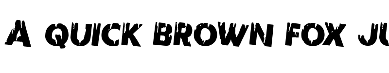 Preview of Red Undead Rotated 2 Regular font