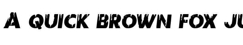 Preview of Red Undead Semi-Italic Semi-Italic font