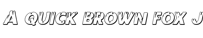 Preview of Red Undead Shadow Italic Italic font