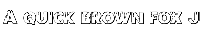 Preview of Red Undead Shadow Regular font