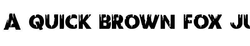 Preview of Red Undead Shift Regular font