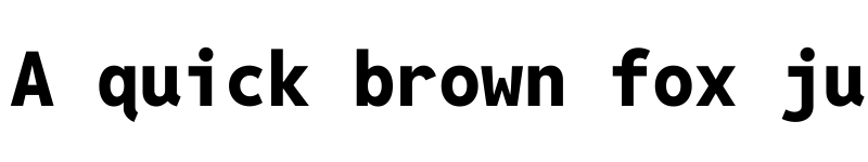 Preview of Reddit Mono ExtraBold font