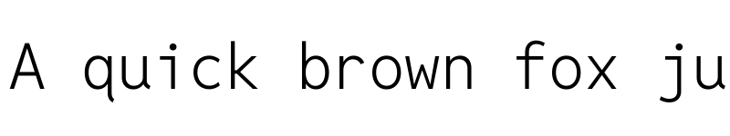 Preview of Reddit Mono Light font