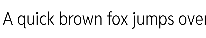 Preview of Reddit Sans Condensed Light font