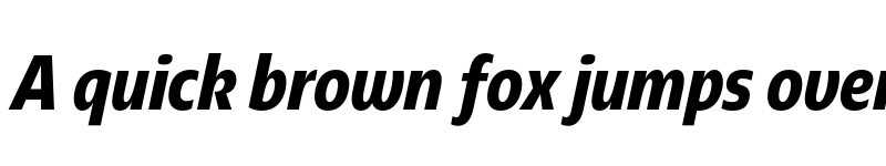 Preview of Redonda Compressed Bold Italic font