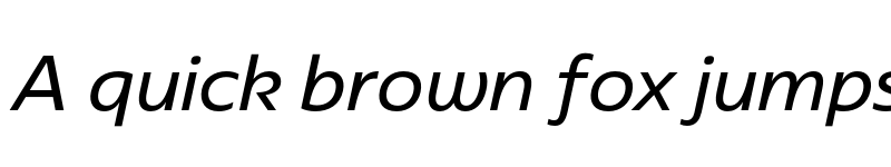 Preview of Redonda Italic font