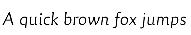 Preview of Reforma 2018 Blanca Italica font
