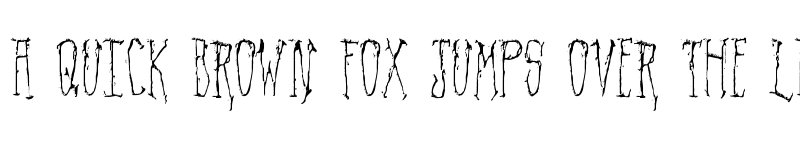 Preview of Regal Demise Regular font