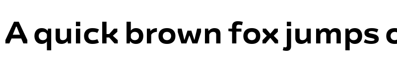 Preview of Regave DemiBold font