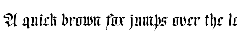 Preview of Regent UNZ Regular font