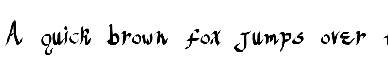 Preview of ReGifter Bold font