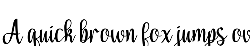 Preview of Regitha Script Regular font