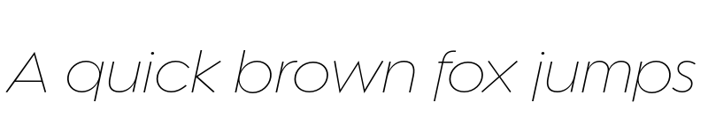 Preview of Regulator Nova Extra Light Italic font