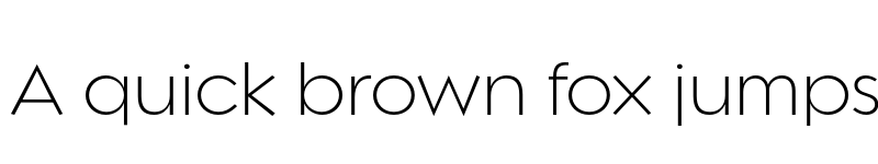 Preview of Regulator Nova Light font