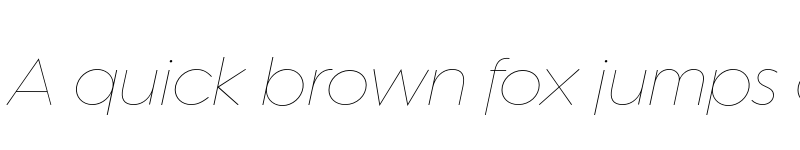 Preview of Regulator Nova Thin Italic font