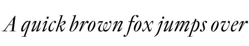 Preview of Reiher Headline Light Italic font